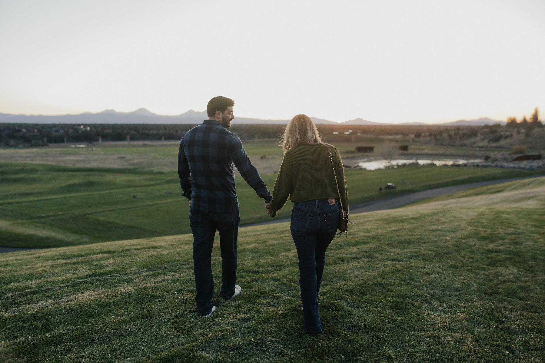 Bend Oregon Engagement Photos at Brasada Ranch 