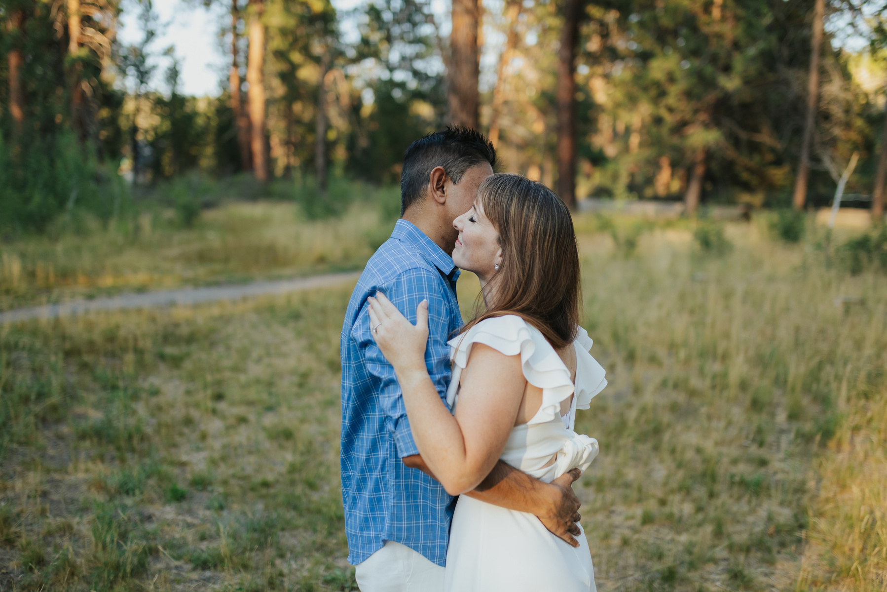 Oregon Engagement Photo Session At Shevlin Park in Bend