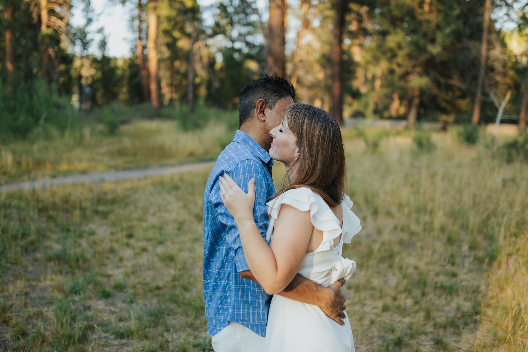 Oregon Engagement Photo Session At Shevlin Park in Bend
