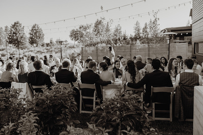 Bend Oregon wedding reception