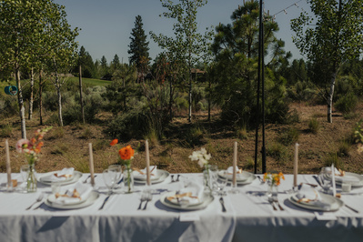 Reception detail photo at Tetherow golf course