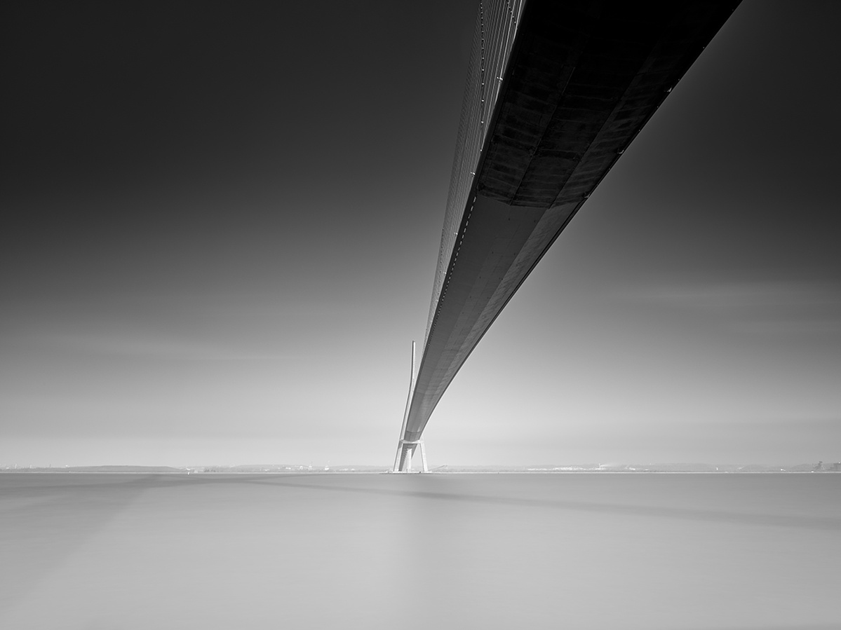 Pont de Normandie, Photographie pose longue, Fuji GFXR