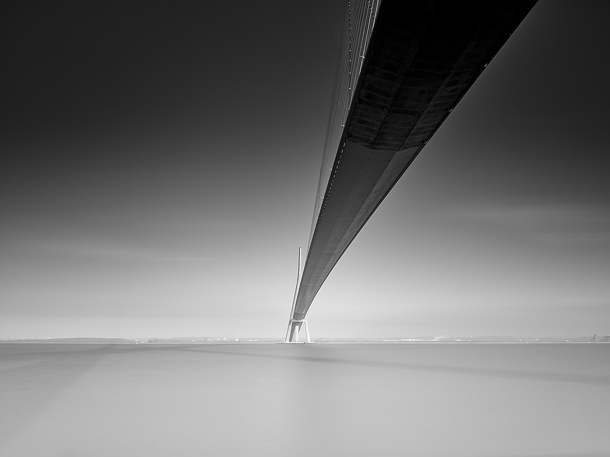 Pont de Normandie, Photographie pose longue, Fuji GFXR
