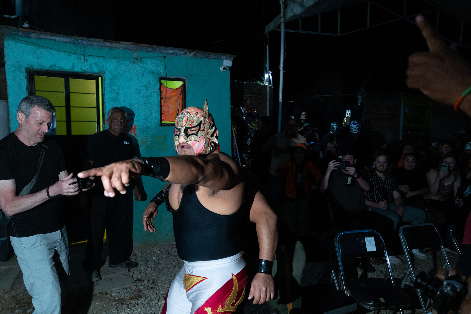 Bill at Lucha Libre