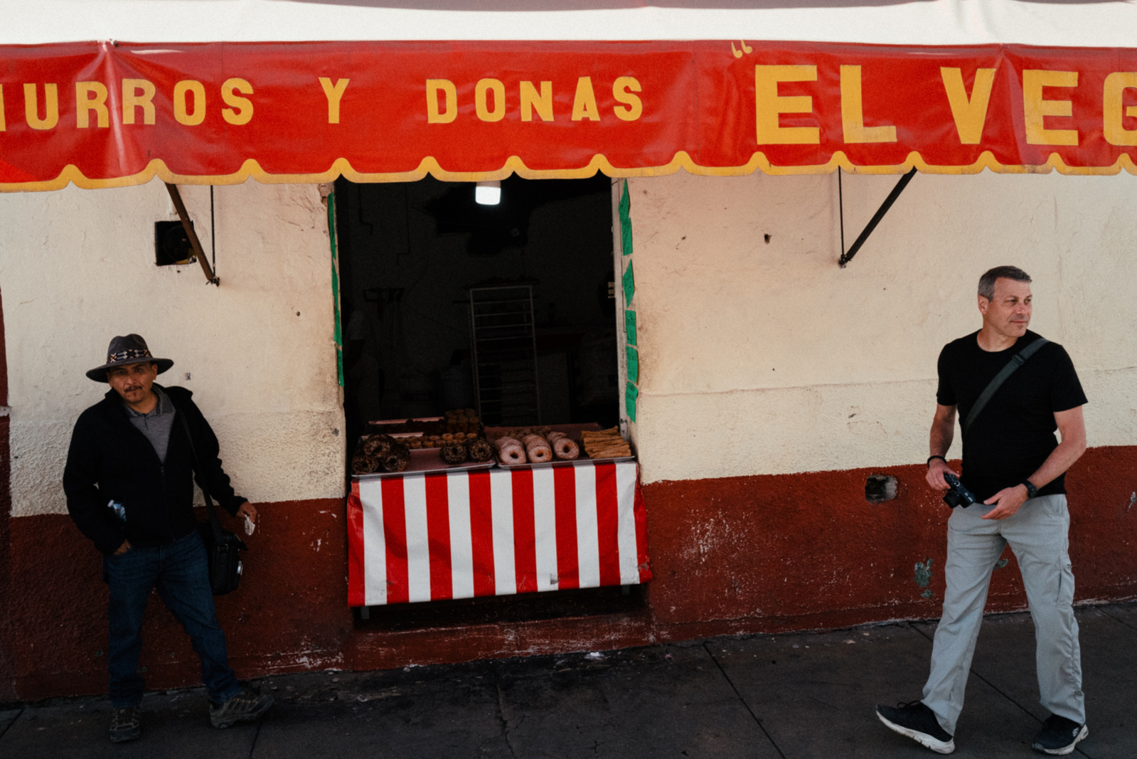 Bill at the donut shop.