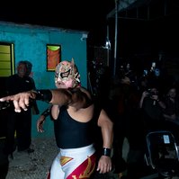 Bill at Lucha Libre