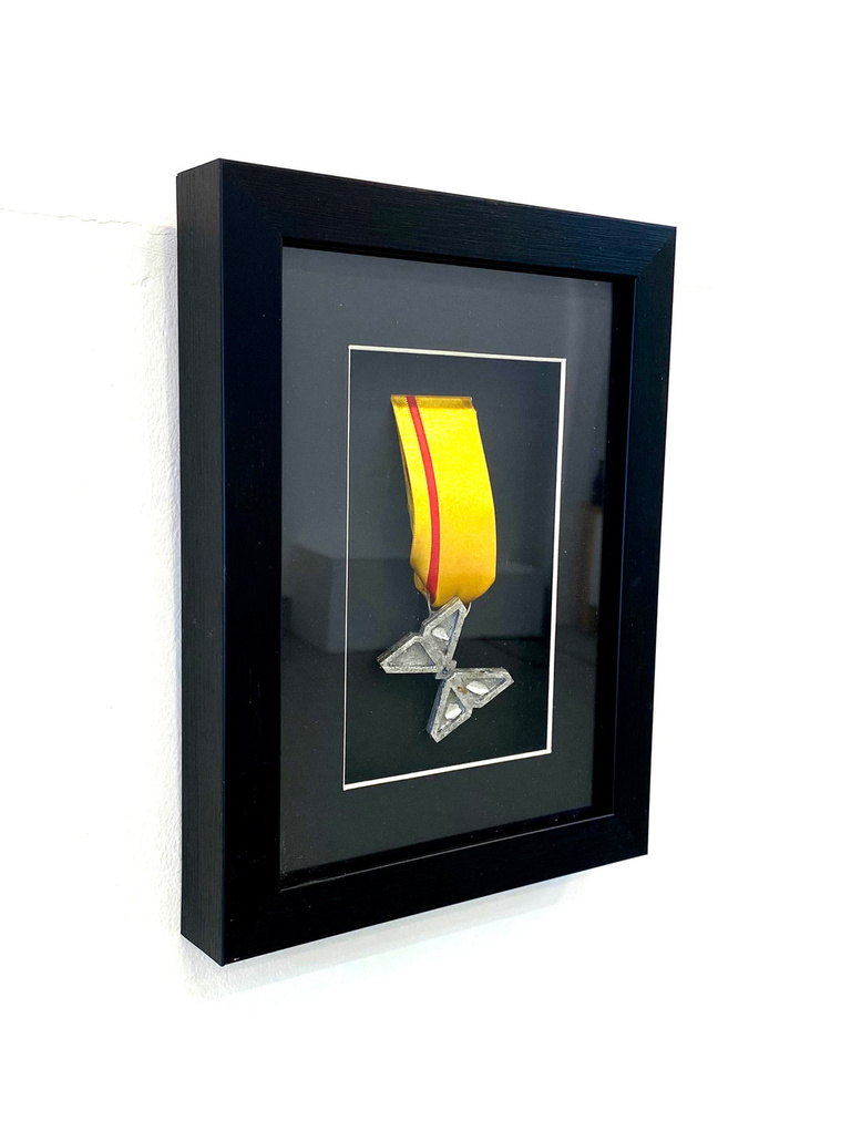 War Medal Sculpture Designed For Asylum Seekers And Refugees Crossing The English Channel.