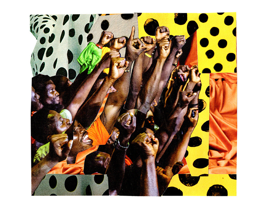 US, 2023. Collage poster. 