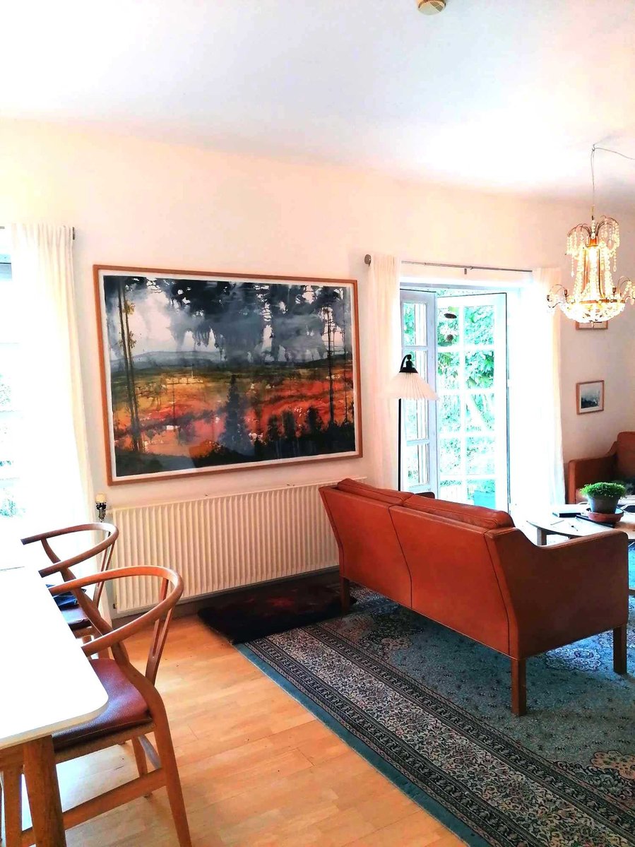 Akvarel Prelude af billedkunstner Rasmus Svarre