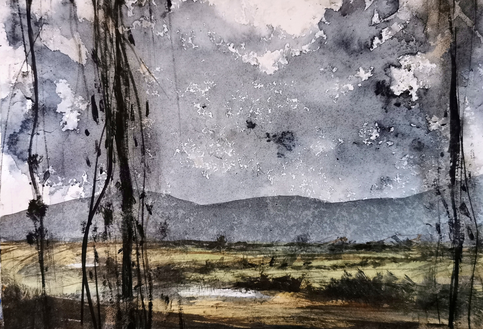 Wasteland Serie
Akvarel 
21x15 cm 
Original