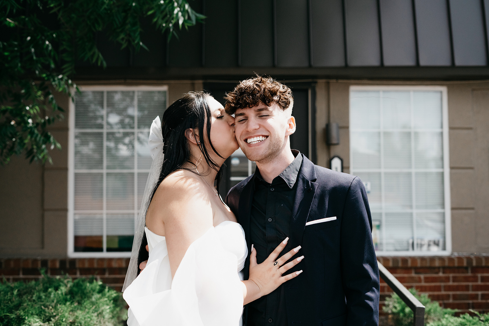 Wedding portrait by Flame Frame Photography in Oklahoma City.