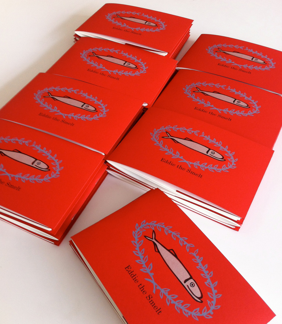 Claudine Crangle Eddie the Smelt - special hand printed publishing project
