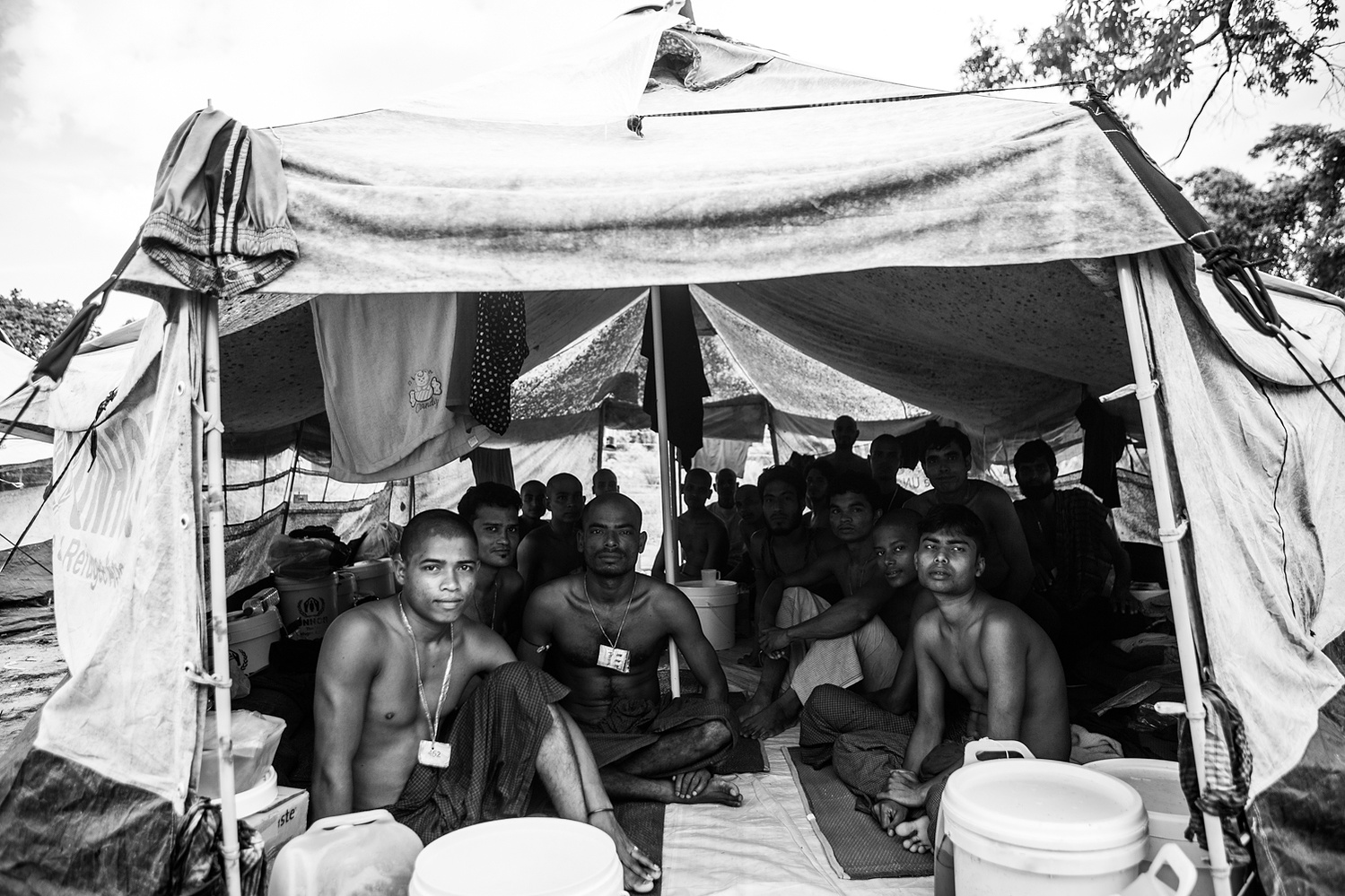 Rohingya boat people detainment camps Taung Pyo myanmar burma