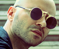 round gold metal sunglasses 