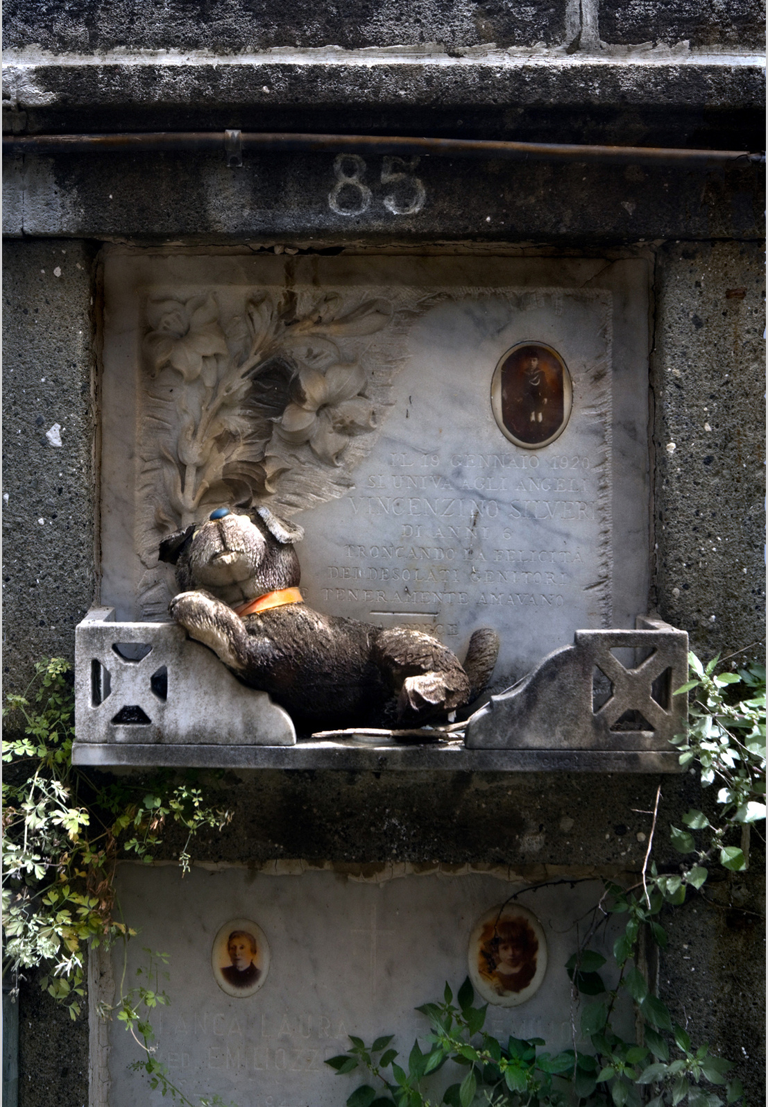 Columbarium, Cimitero del Verano, Familie Silveri