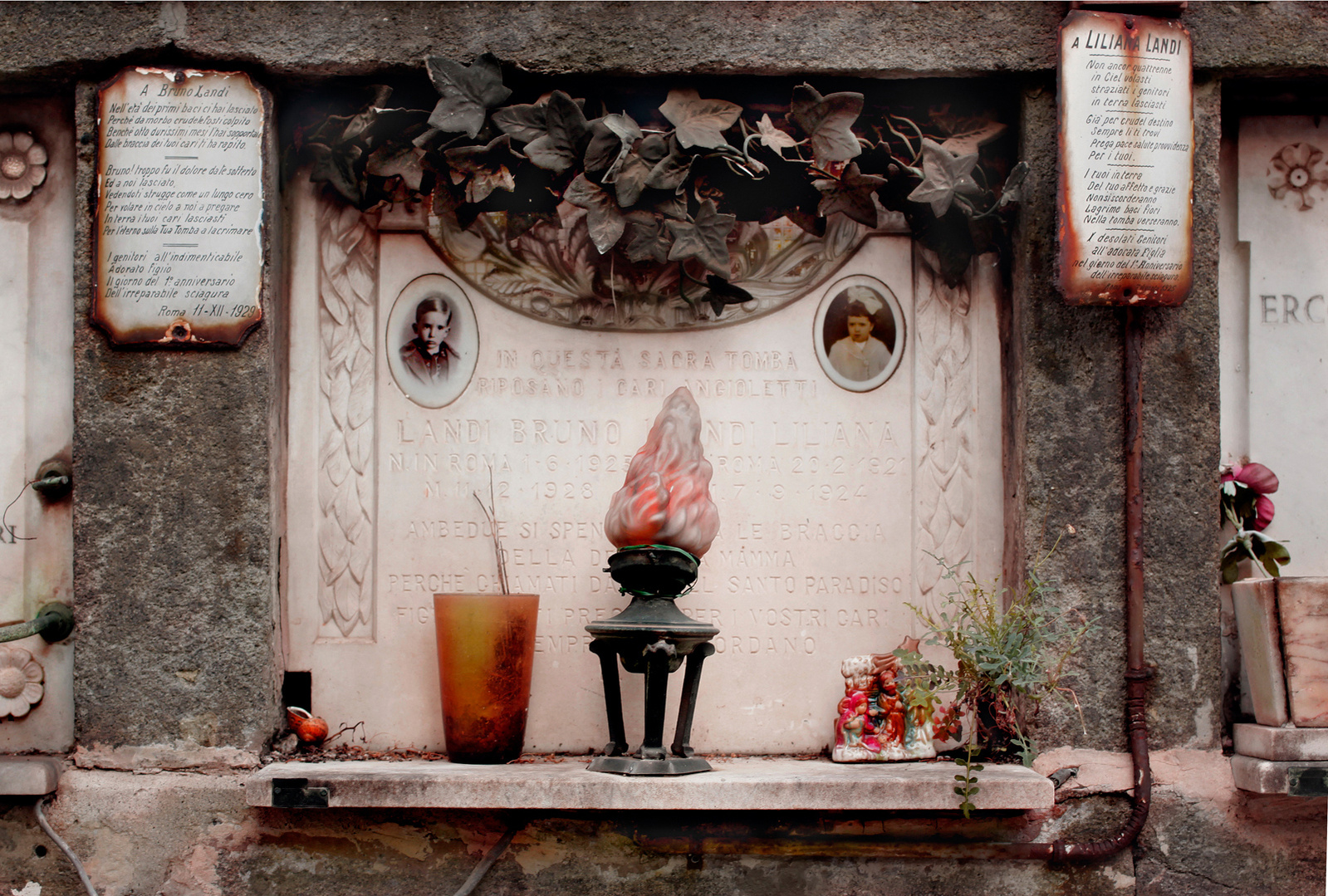 Columbarium, Cimitero del Verano, Familie Landi