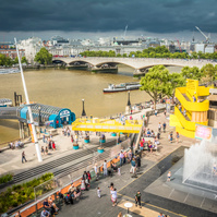 Waterloo Bridge and the Southbank Centre, London, England, U.K.
