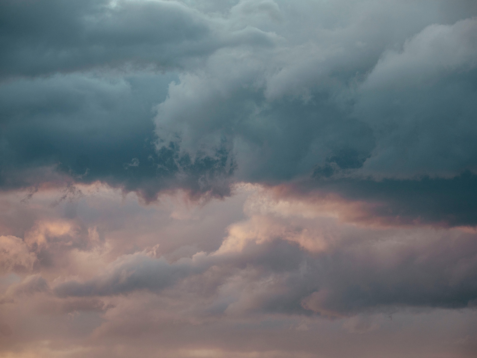 contrasting clouds, dark and pink, sky and cloud photography, abstract