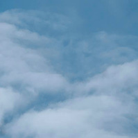 a picture of the clouds in the blue sky