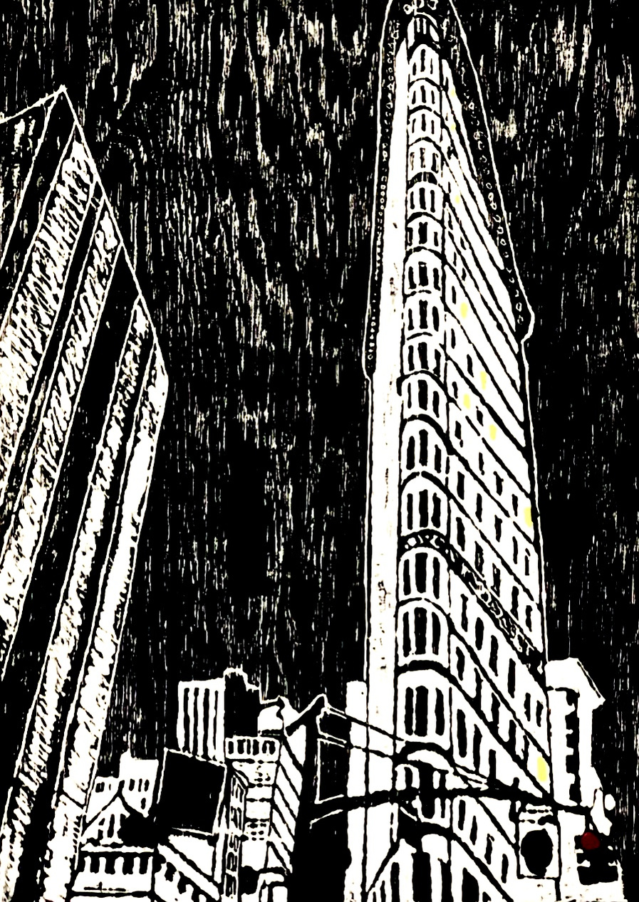 CUSTOM WOODCUT PRINT