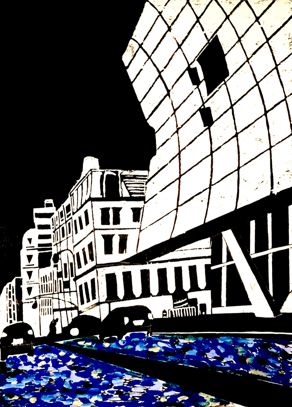CUSTOM WOODCUT PRINT