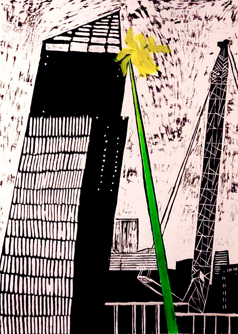 CUSTOM WOODCUT PRINT