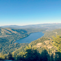 Donner Leake seen from Donner Peak Trail, California