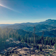 Trailside views along Donner Peak Trail, California