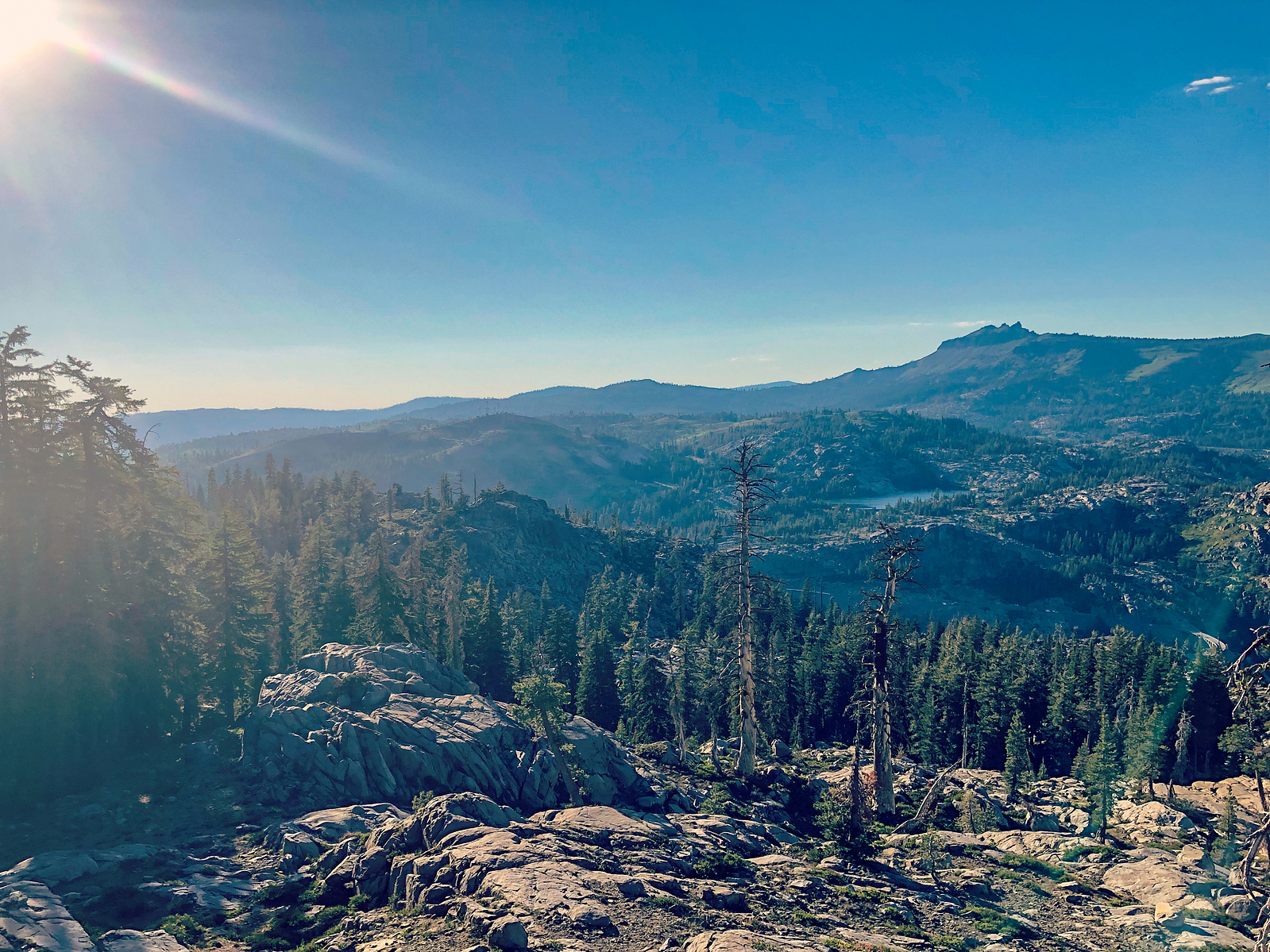 Trailside views along Donner Peak Trail, California