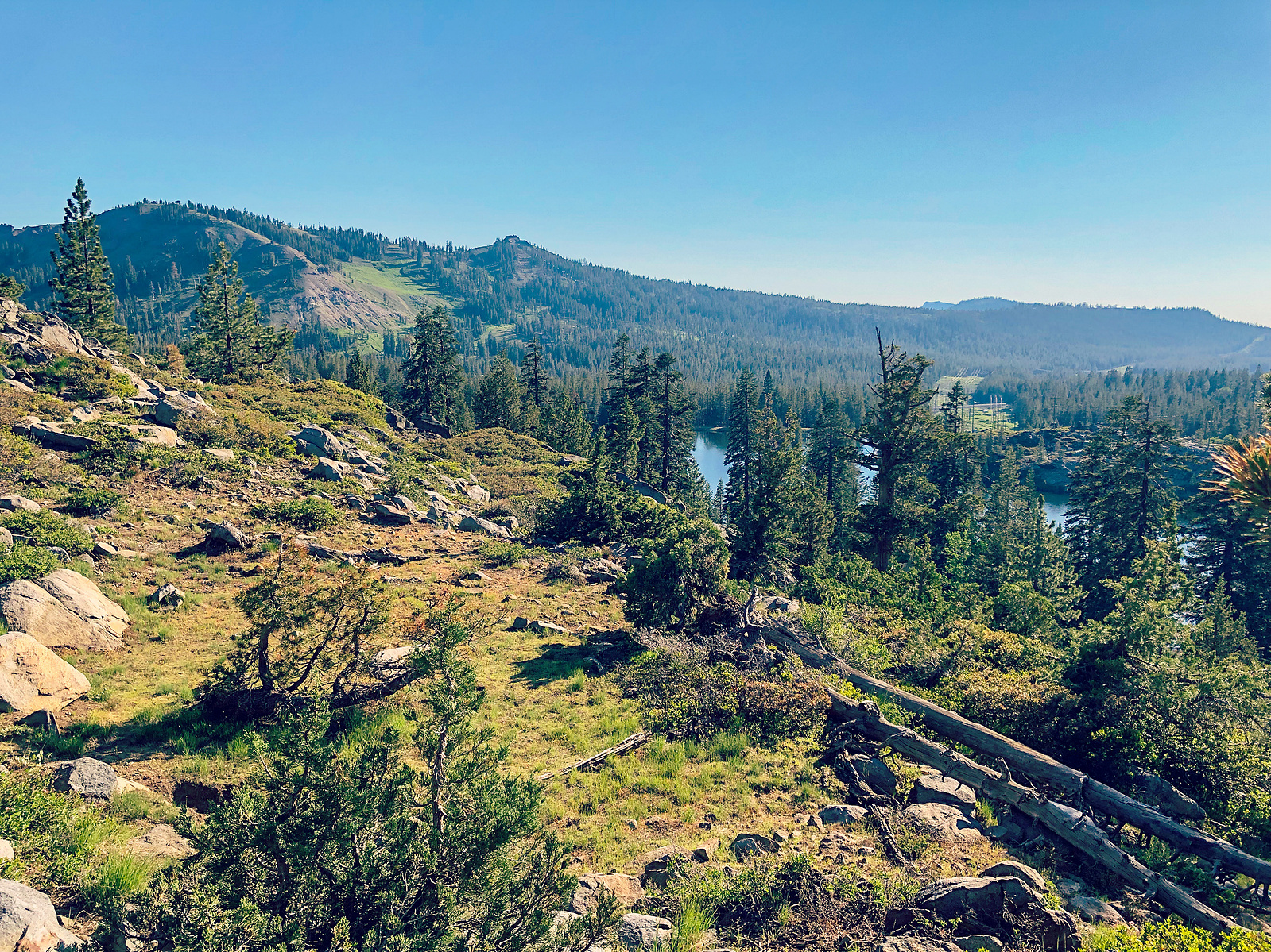 Trailside views along Donner Peak Trail, California