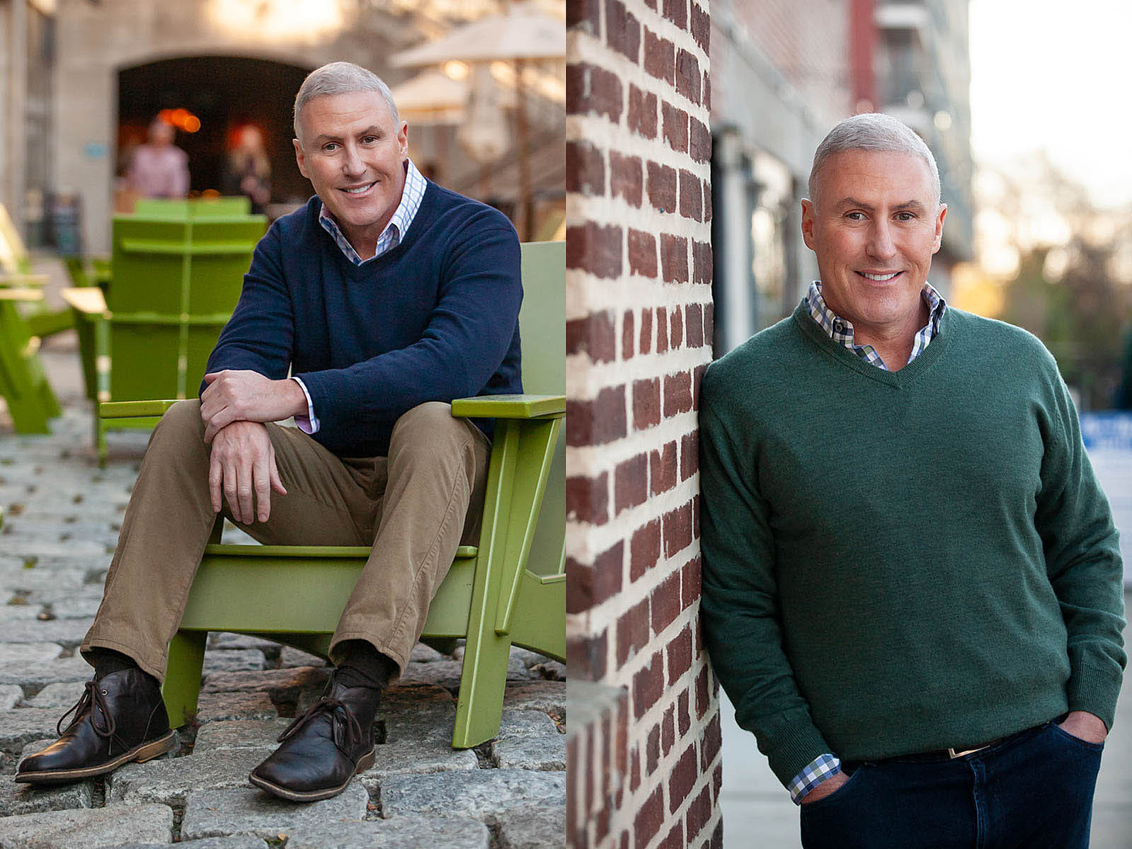 A headshot photoshoot in Decatur, GA. Taken by photographers in Decatur.