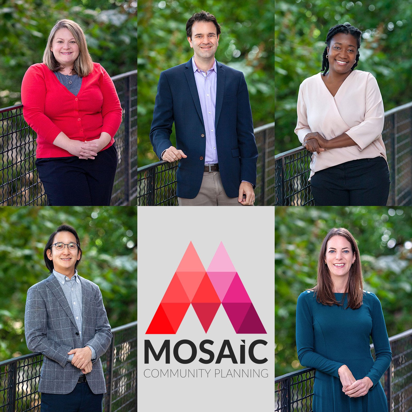 Mosaic Company getting headshots in Midtown. Photographed by Atlanta Photographers.