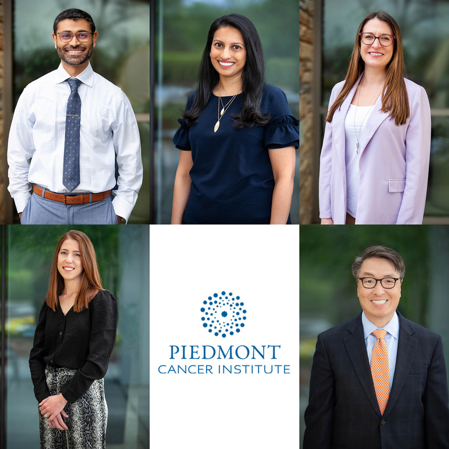 Doctors at Piedmont Cancer getting corporate headshots.