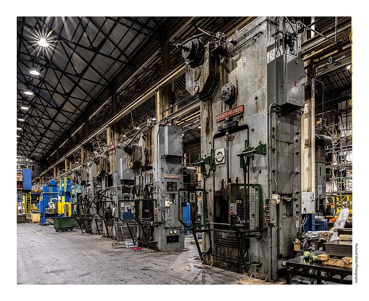 Braime Pressing's factory floor
