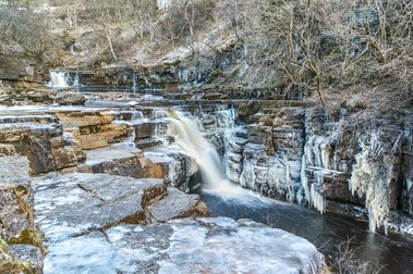 Landscape Image of Kisdon Force in Swaledale, Yorkshire Dales
