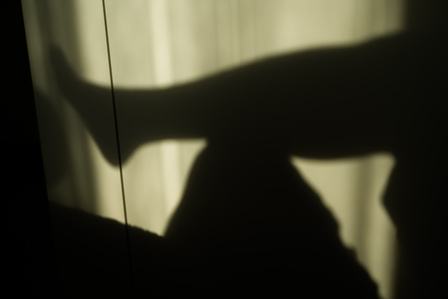 The sun casts a shadow of my legs onto a closet as I lie down on my bed Thursday, Nov. 26, 2020. Graduate school applications kept me busy for most of the quarantine.