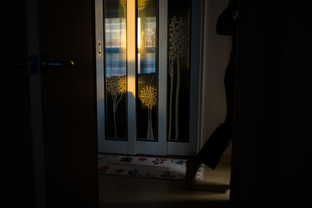 I briefly leave my room to wash my face at the bathroom Thursday, Nov. 26, 2020. I’m restless now that I am less than a day away from freedom. What would I do first? Where would I go? How has the city changed in the two years I was gone?