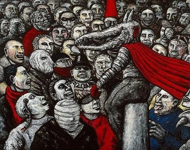 Untitled 1997, 1997, Oil on canvas. © Peter Booth