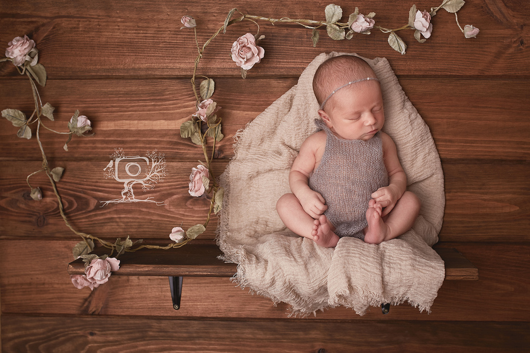 Sesión de fotos de bebés recién nacidos