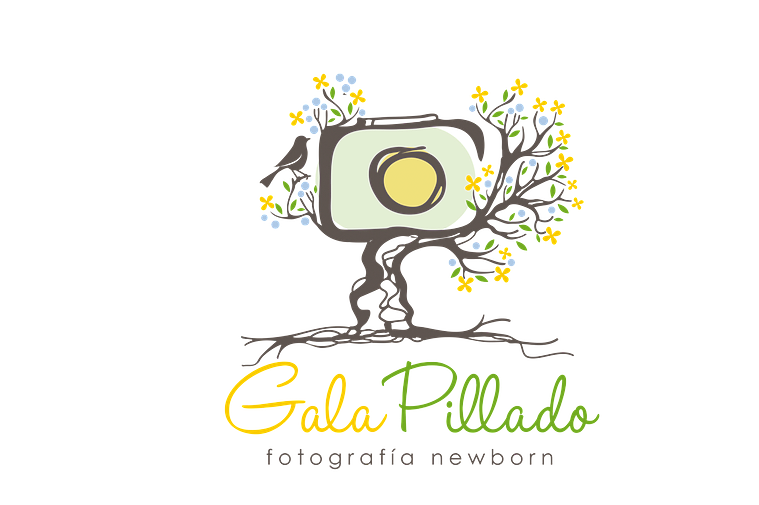 Logo de Gala Pillado Fotografo de bebes en Gijon
