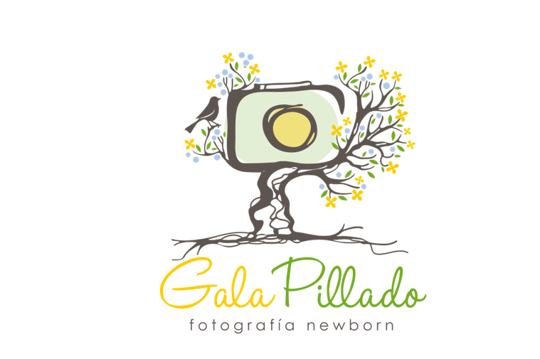 Logo de Gala Pillado Fotografo de bebes en Gijon