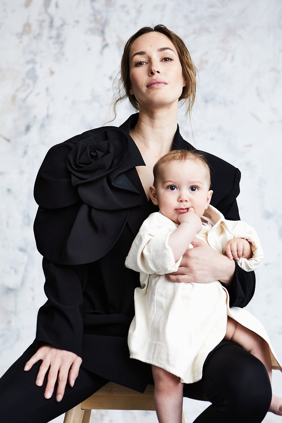Mother and baby fashion editorial shoot for German parenting magazine 'Mum'. Shot by south east London based commercial photographer, Lol Johnson, who specialises in kid's fashion, interiors and product lifestyle photography.