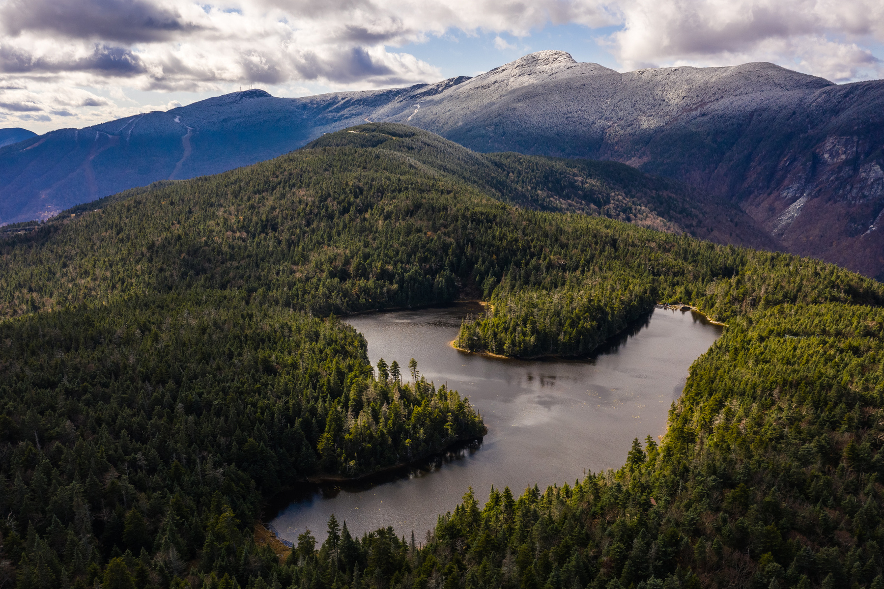 Sterling pond and Mt. Mansfield