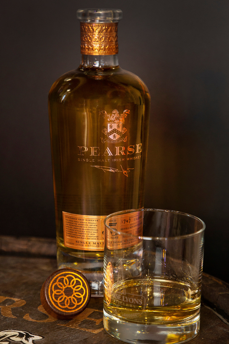 Pearse Lyons Whiskey Product Detail shot eCommerce product photographer dublin www.1image.ie
