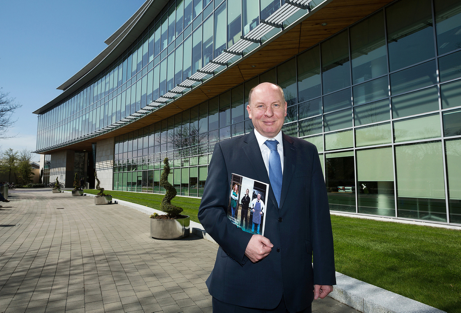 Professional portrait of Businessman annual report launch corporate photograph