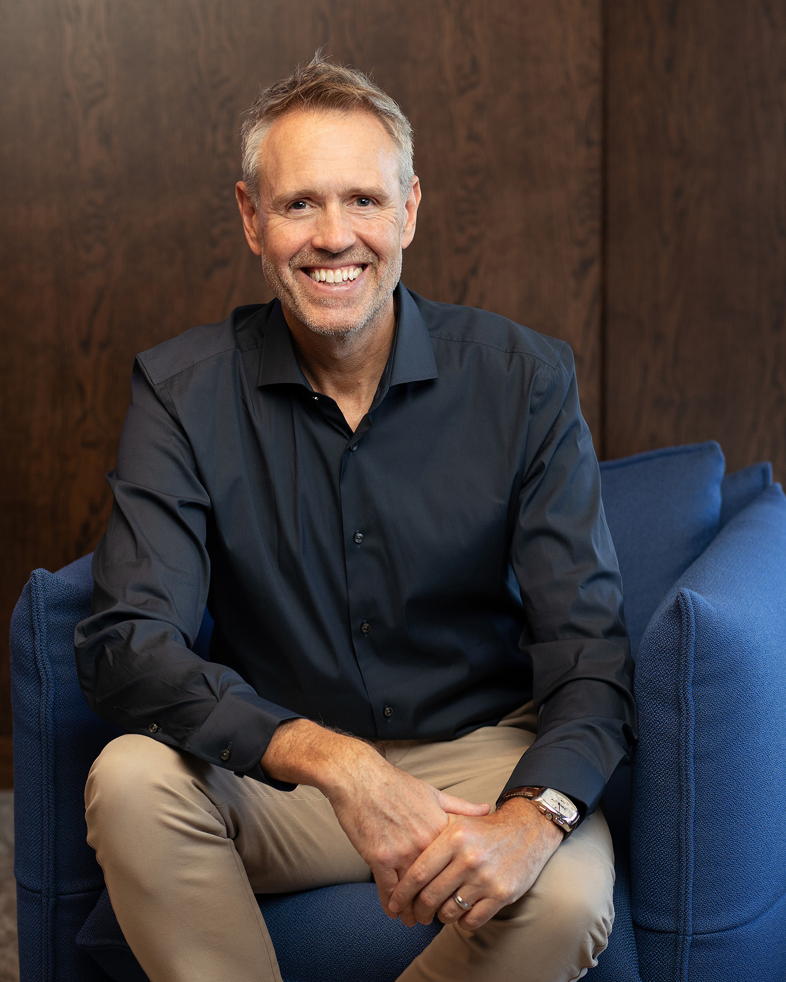 Professional location portrait headshot of male business professional in a casual style. Corporate Headshot & Business Portrait Photographer, Dublin
