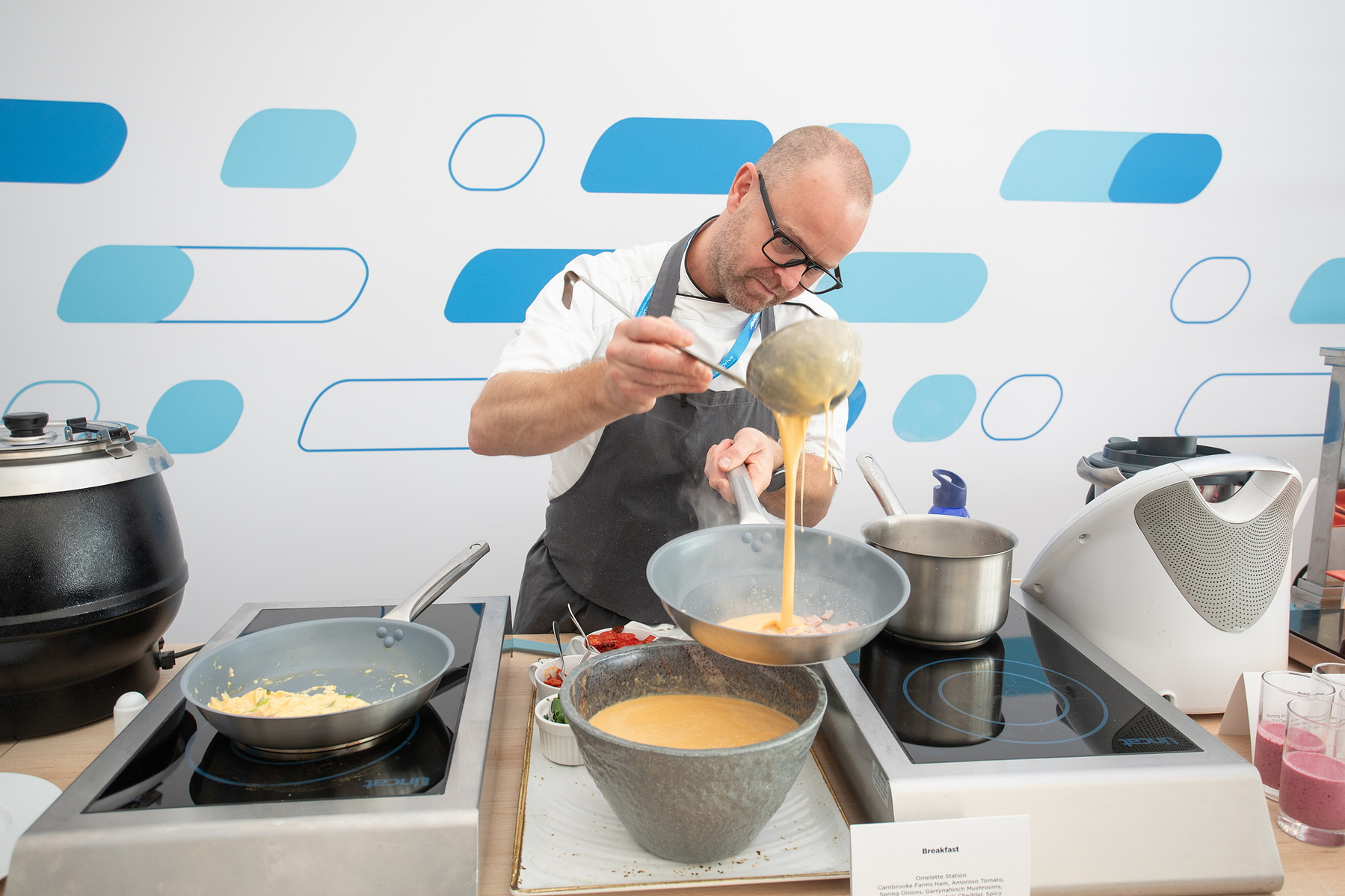 Event Photographer at Amgen Irish Open 2024 - Green on 18 food photography f Aramark Ireland chef at work www.1image.ie