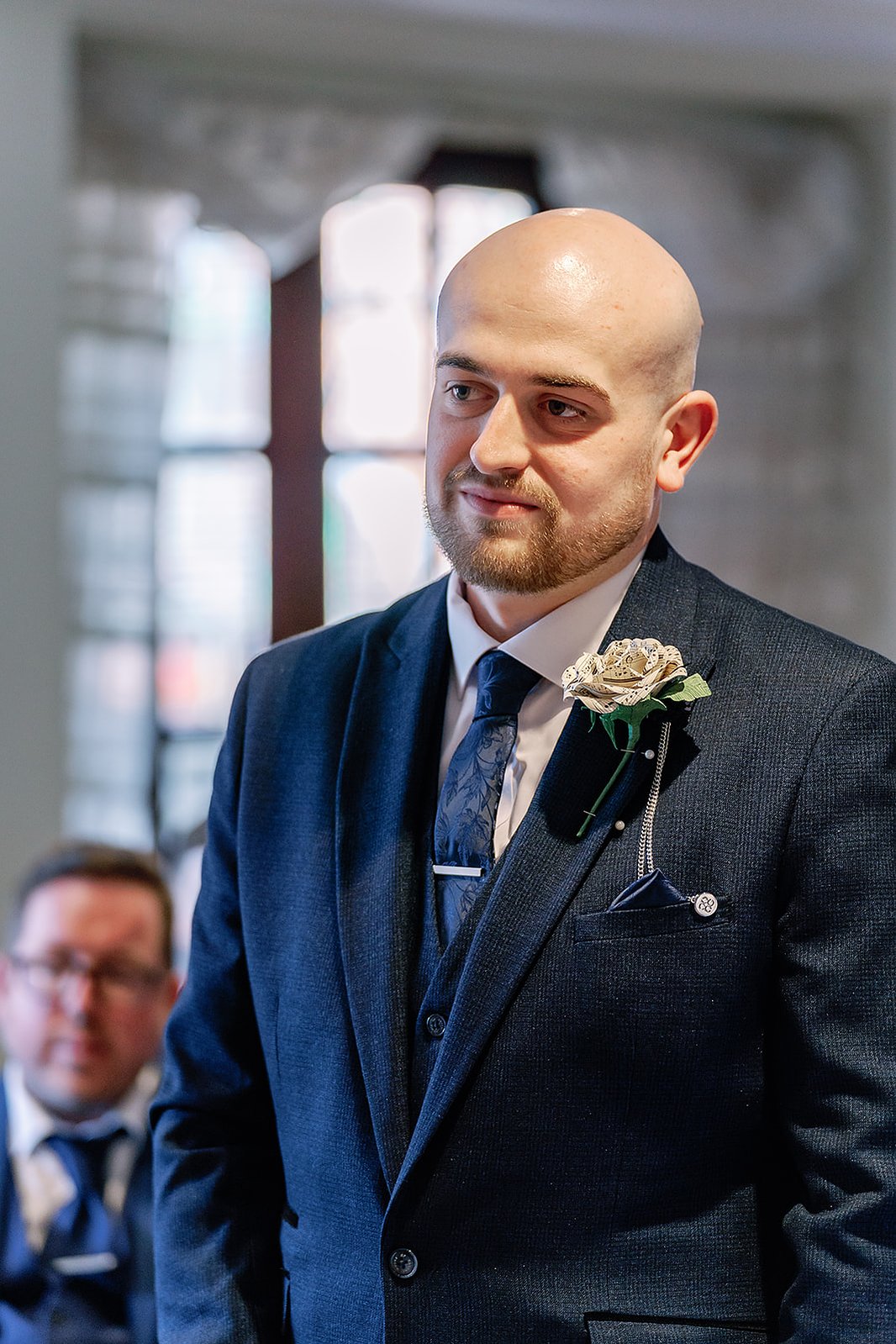Hillingdon Register Office Wedding Groom Awaiting Bride