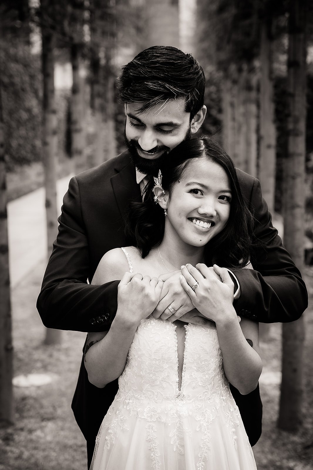 Brent Civic Centre Wedding Couple Portrait