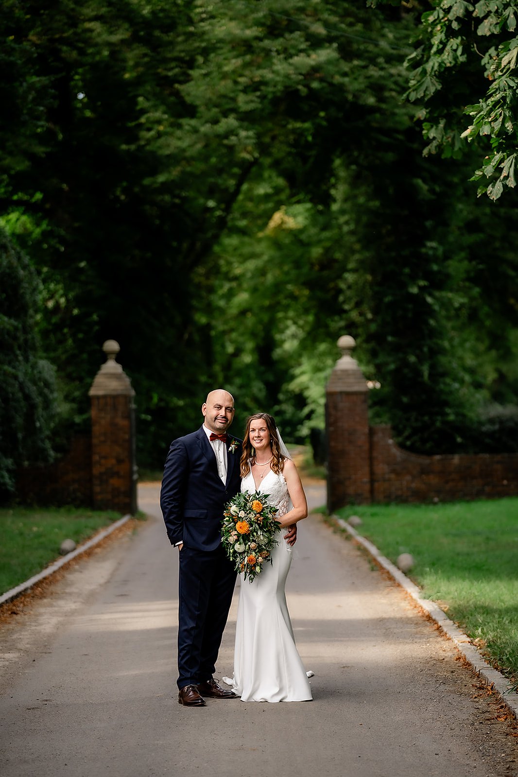 Herons Farm Wedding Couple Portrait